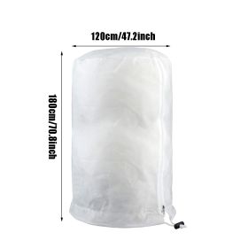 1PC Plant Covers Freeze ProtectionLarge Frost Cloths Blankets With Zipper Drawstring (Option: W13732772)