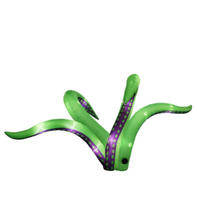 2 Pack Halloween Inflatable Octopus Tentacles Outdoor Decorations, Blow Up Hanging Decoration With Built-in LED Lights, Striking Window Decor For (Option: Default title)