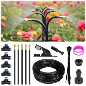360 Adjustable Irrigation System Kit Garden Watering System Drip Irrigation Kit For Garden, Yard, Lawn, Greenhouse, Plants (Option: 5meter)